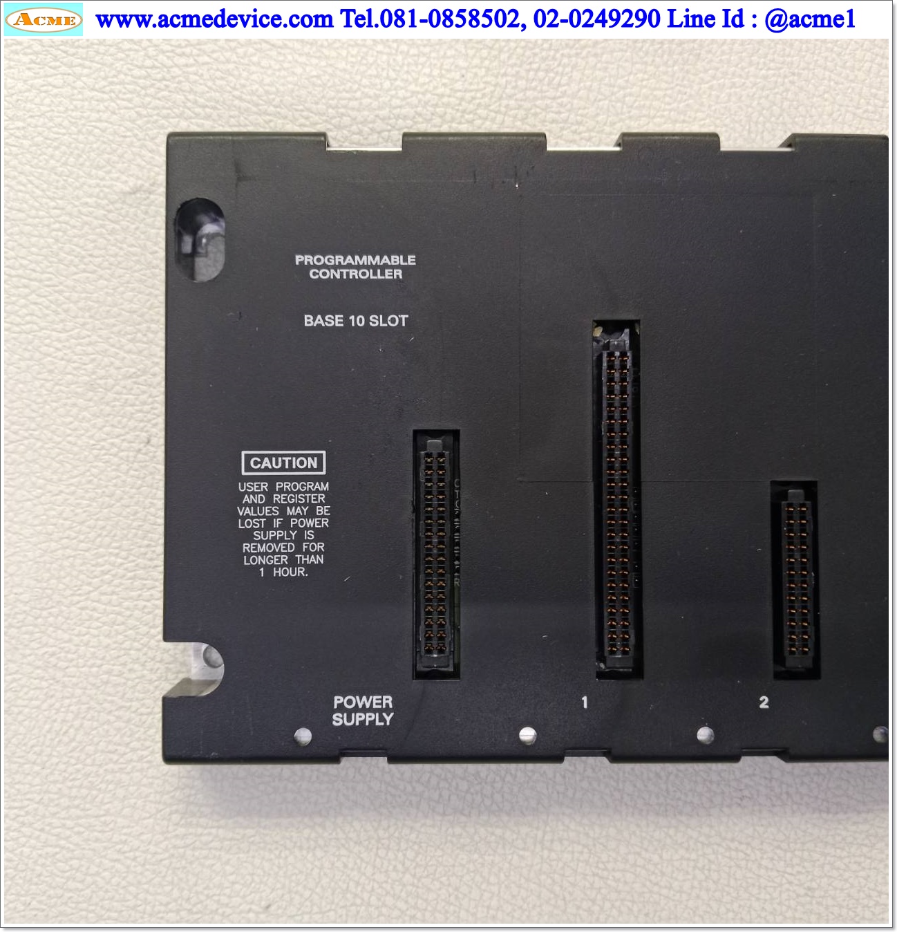 Base Unit GE FANUC รุ่น IC693CHS391J, 10 Slot