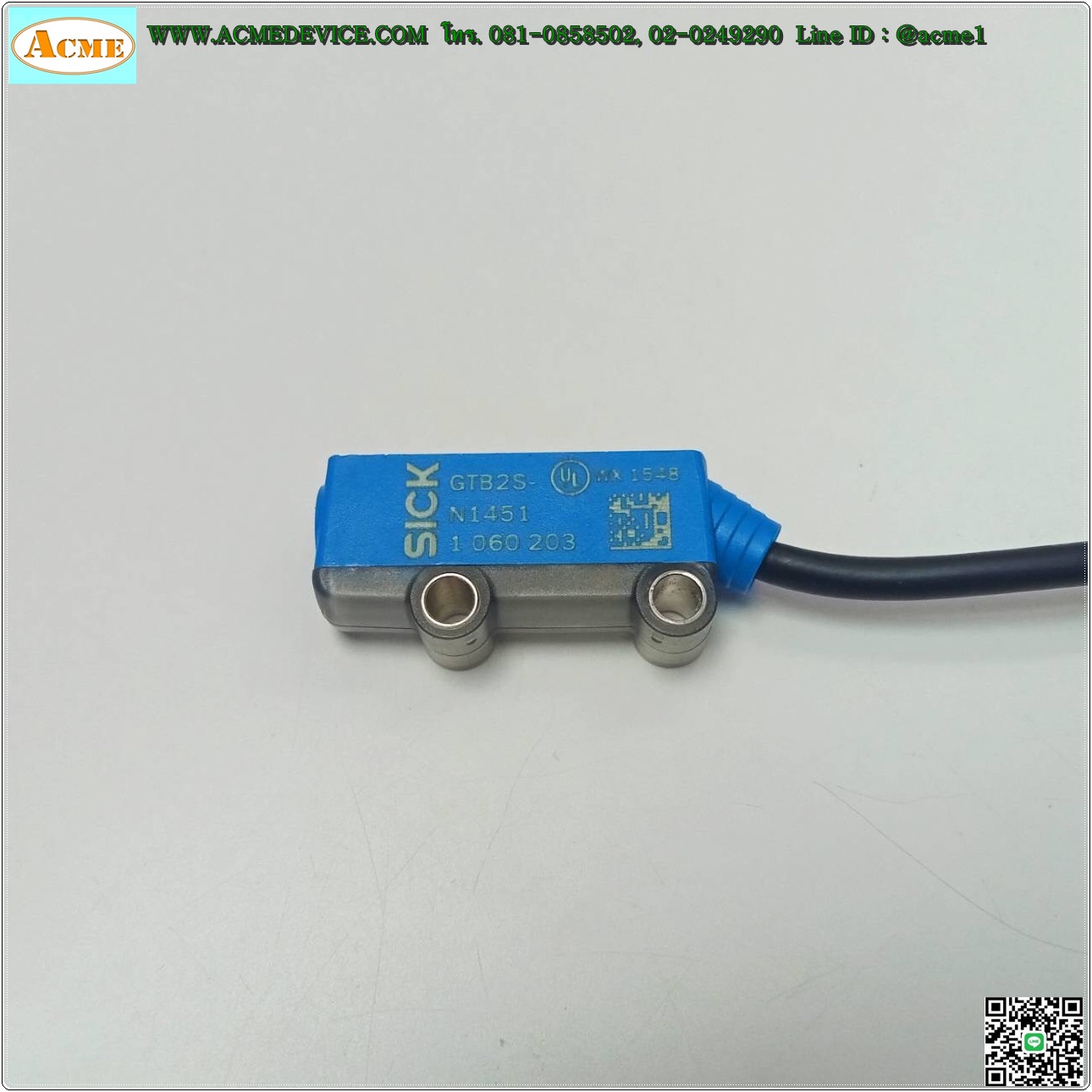 Photoelectric SICK รุ่น GTB2S-N1451, ระยะ 2-120mm, NPN, Light-ON, (รับส่งในตัว)