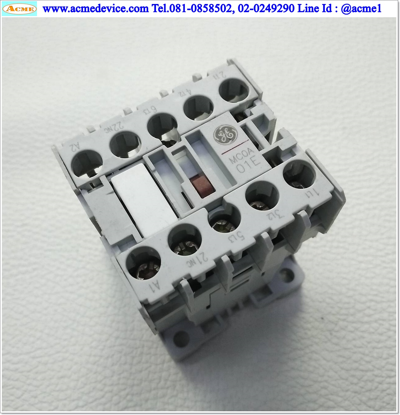Magnetic Contector GE รุ่น MC0A301AT, 20A, Coil 110-120V