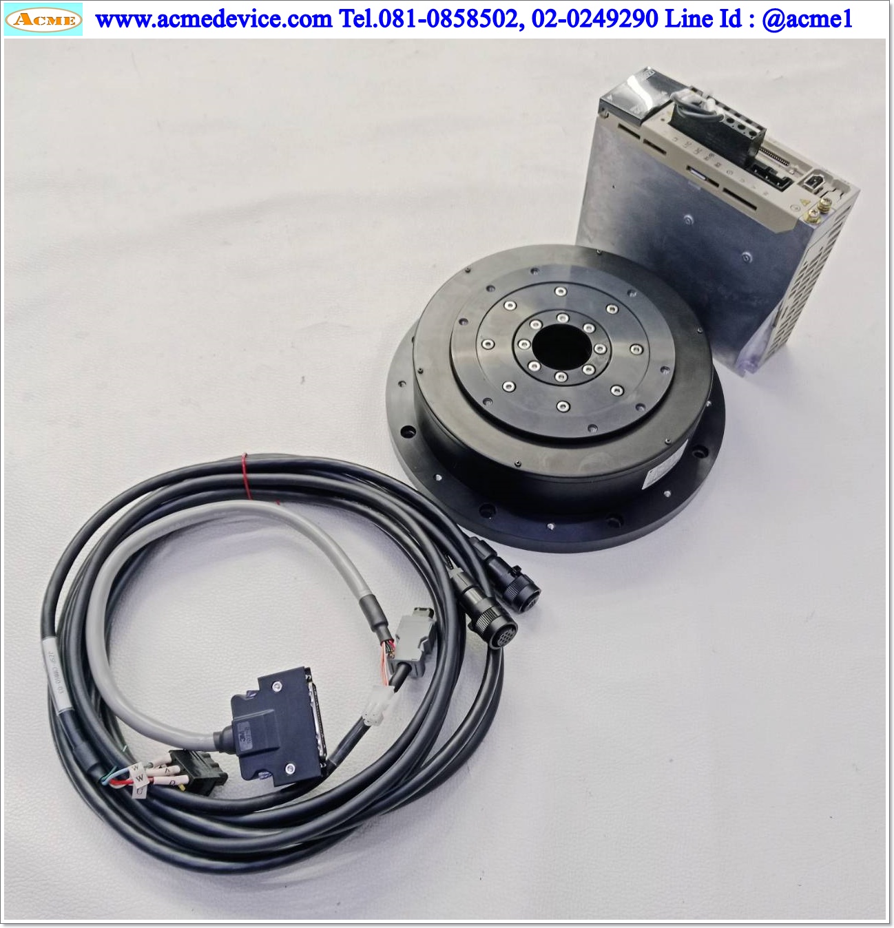 Direct Drive Servo Yaskawa รุ่น SGDS-01A01A & Motor SGMCS-04C3A11, 100W
