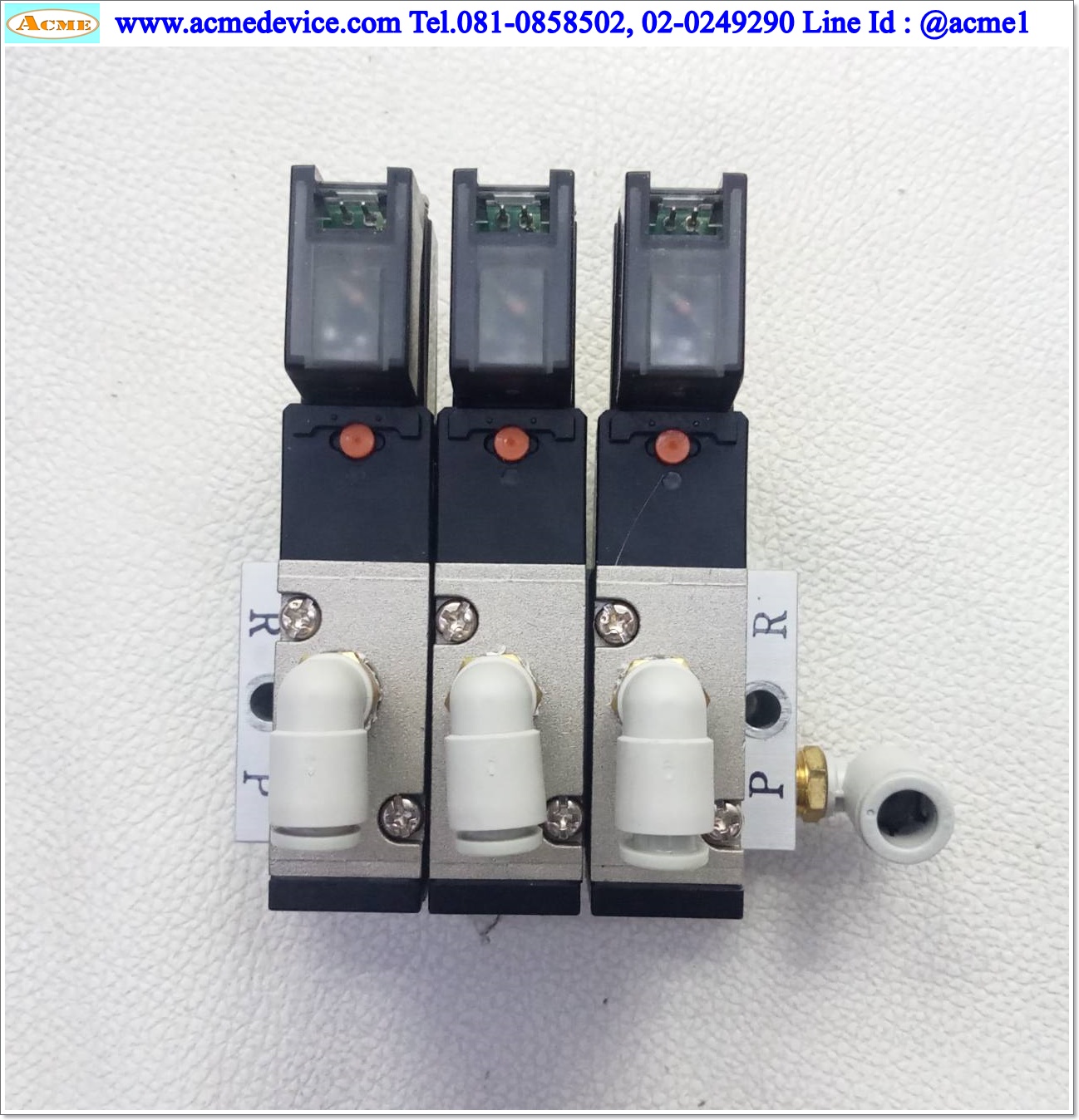 Solenoid Valve SMC รุ่น VZ512-5LZ-01, 3/2, 24Vdc