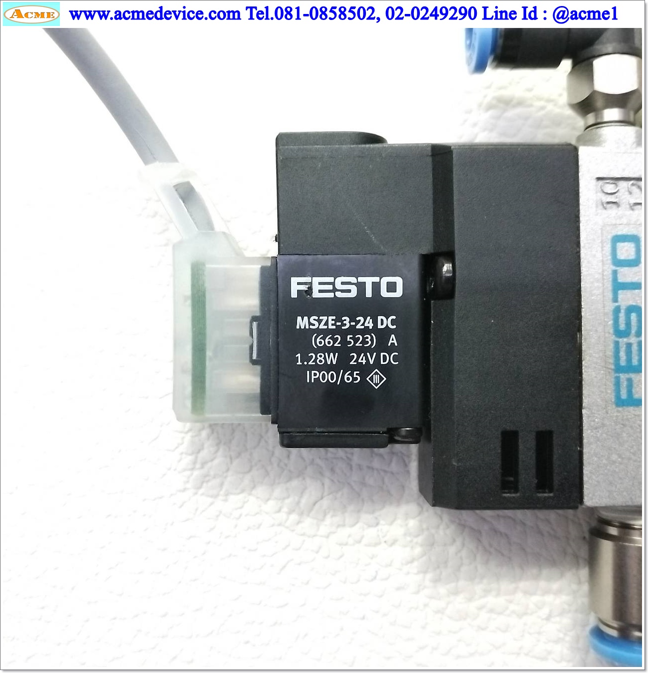 Solenoid Festo รุ่น CPE14-M1BH-3GLS-1/8, 3/2, Coil 24VDC