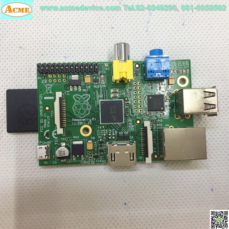 Raspberry pi 2011.12, PCB Board, BB#708892700C, PCBA#715876000