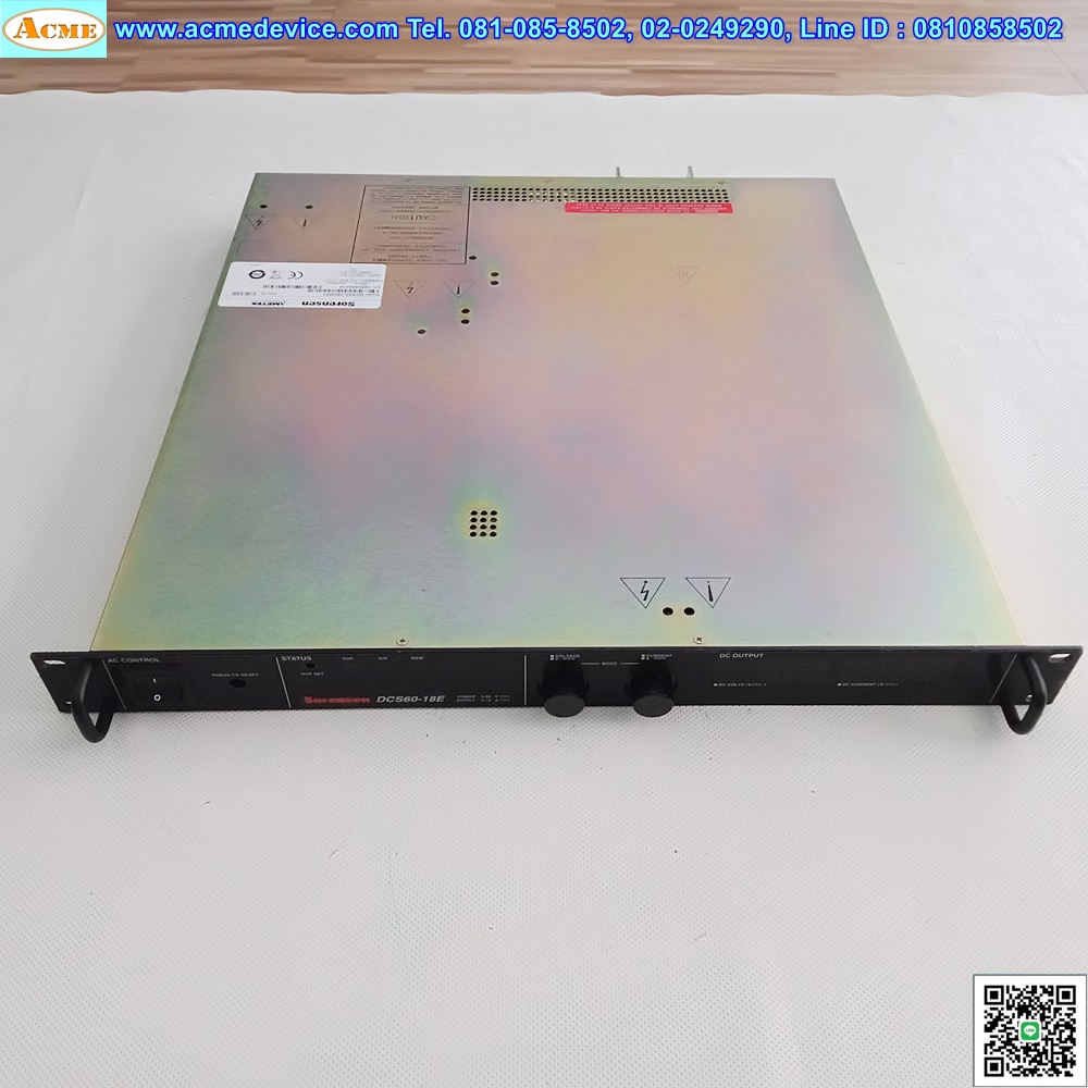 DC Power Supply Sorensen รุ่น DCS60-18E, 0-60V, 0-18A, 115/230Vac