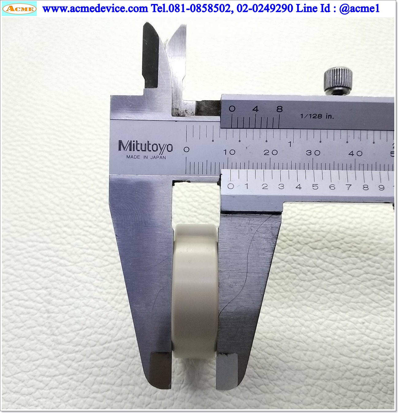 Plastic Bearing, ตลับลูกปืนพลาสติก, ID 13 mm., OD 35 mm., หนา 11 mm.