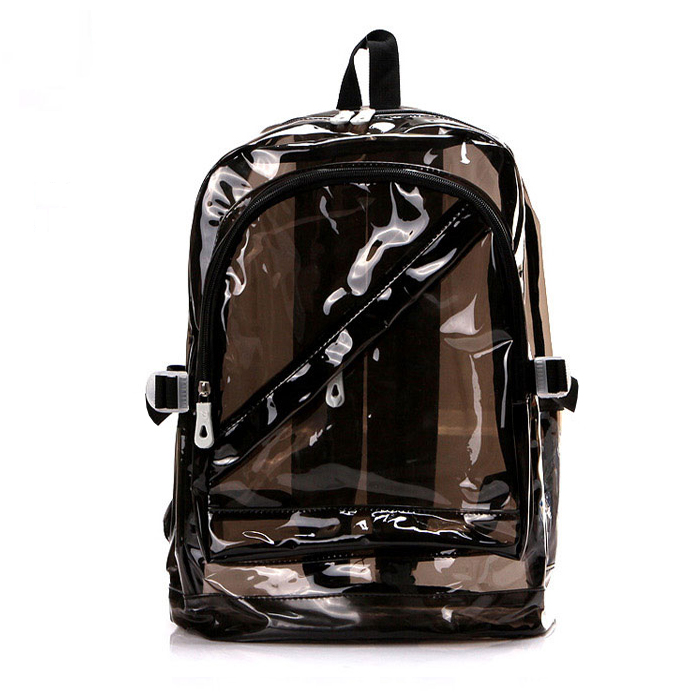 กระเป๋าใส กระเป๋าพลาสติกใส กันน้ำ pop pva | PVA001 black
