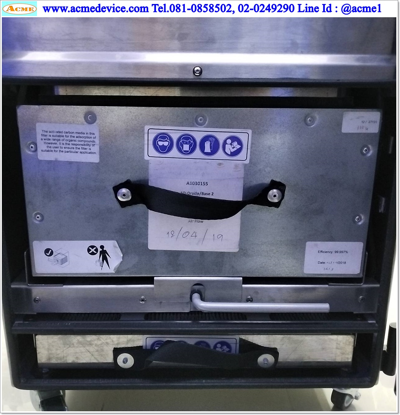 fume extractor BOFA รุ่น AD Oracle IQ, Airflow 223cfm/96mbar, 100-230V (เครื่องดูดและกรองควัน)