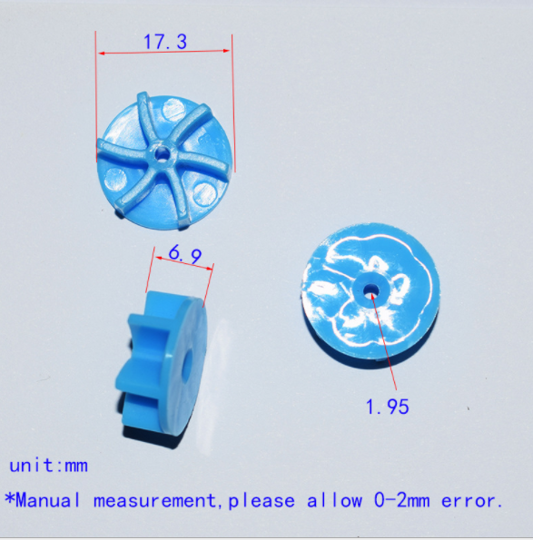 ใบกังหันพลาสติก
