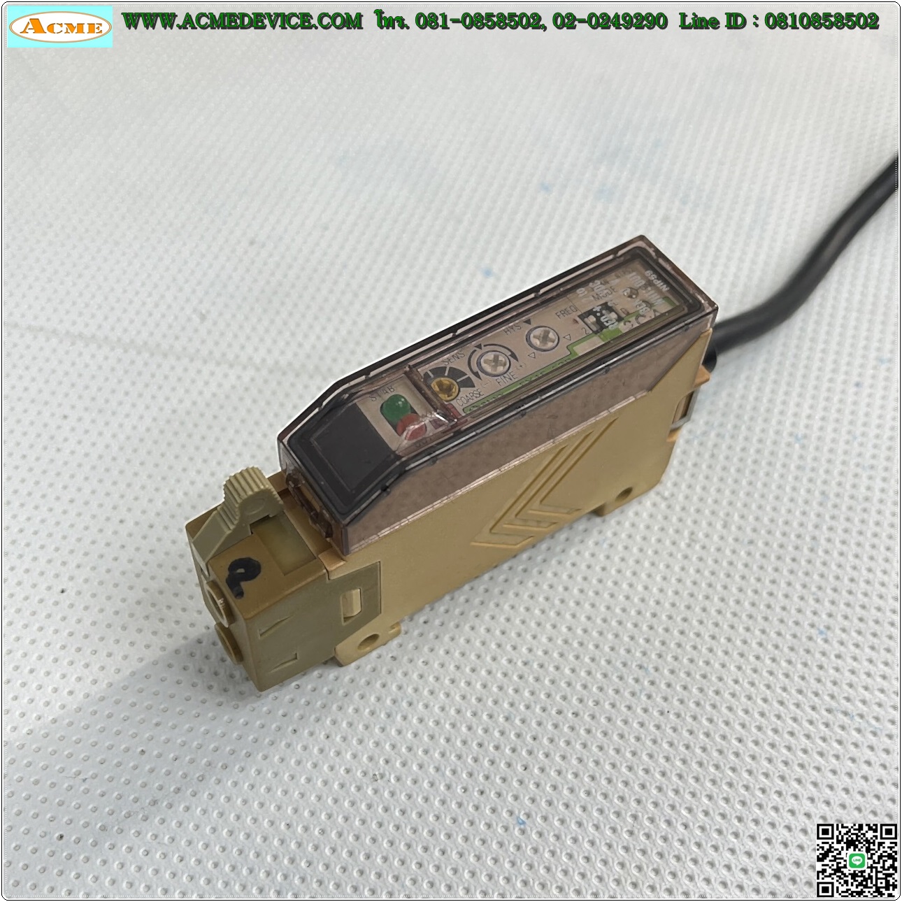 Fiber Amp Panasonic/SUNX รุ่น FX4E-A3R (มีฝาปิด)