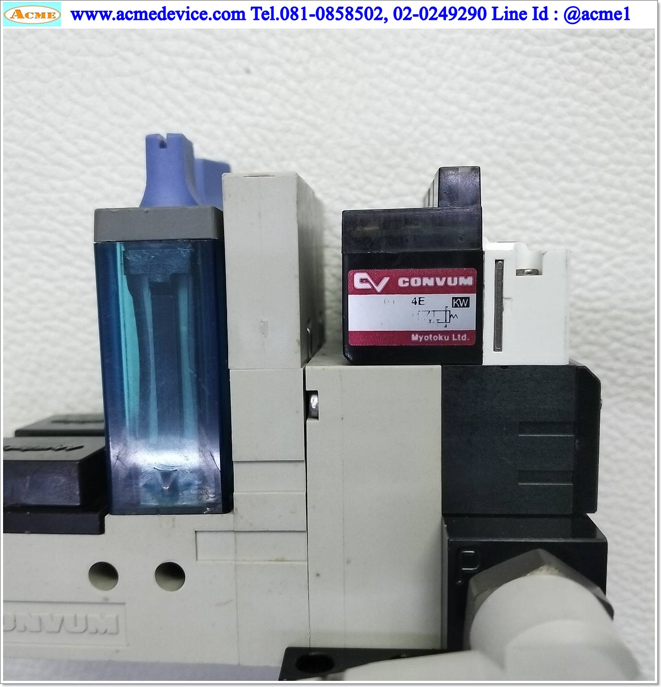 Vacuum Ejector Convum รุ่น MC22 series (2), -87kPa, 24Vdc