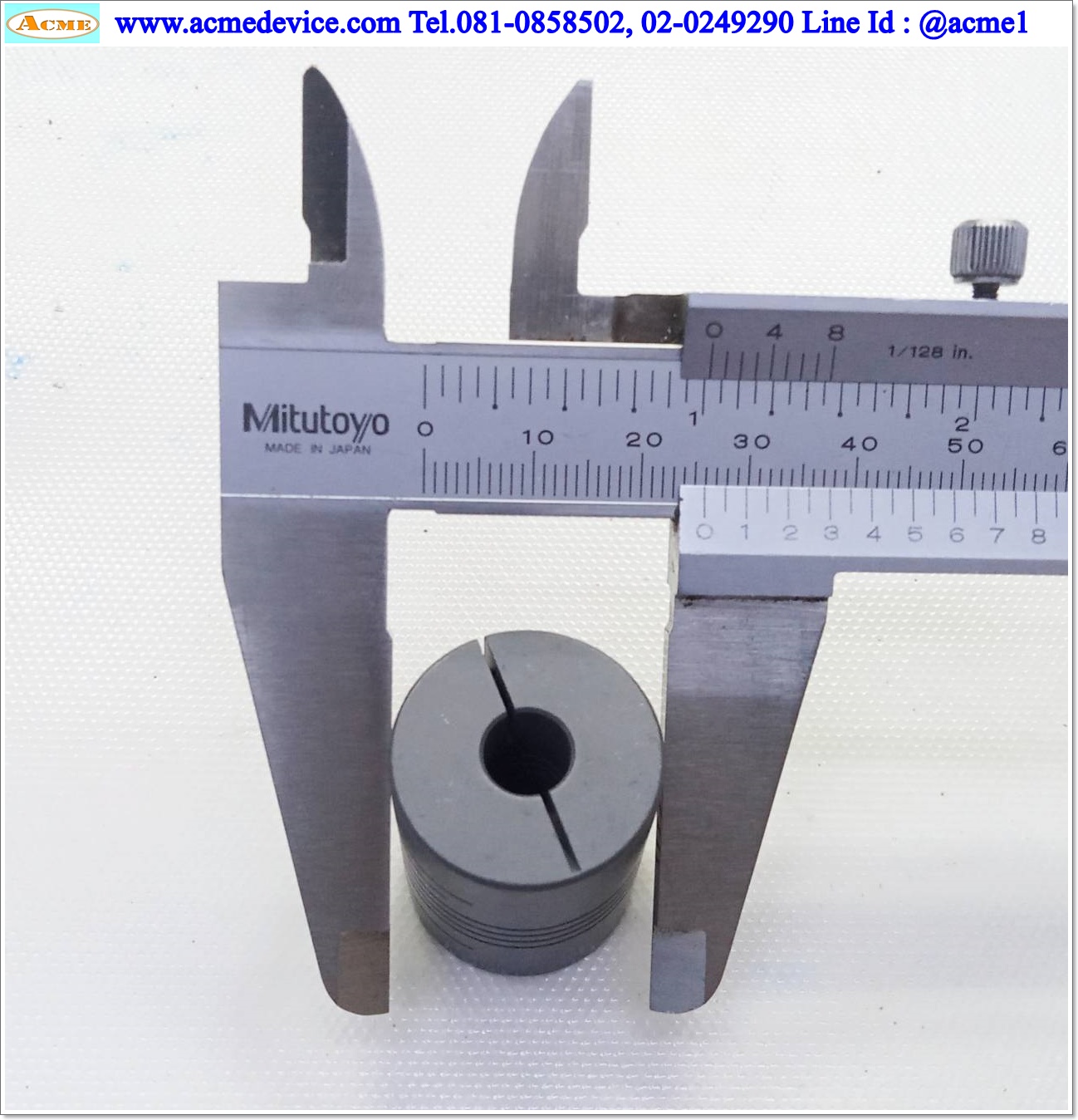 Coupling ขนาด ID 8/8mm, OD 26mm, L 32mm