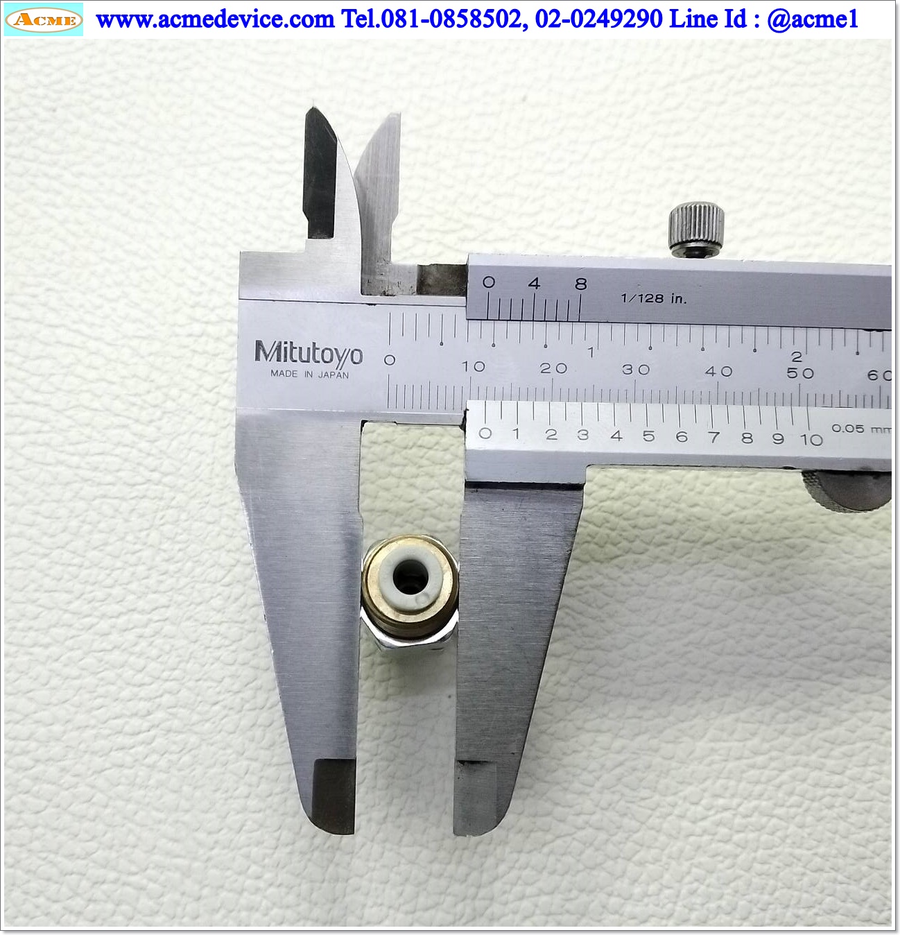 ข้อต่อลม SMC รุ่น KQ2E04-00, Bulkhead Union, สายลม 4 มม.