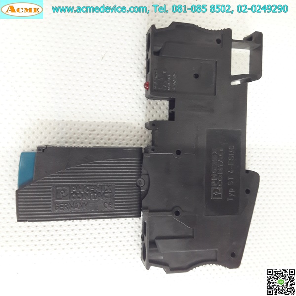 Breaker 1P Phoenix Contact รุ่น TCP-8.0A + Socket ST 4-FSI/C