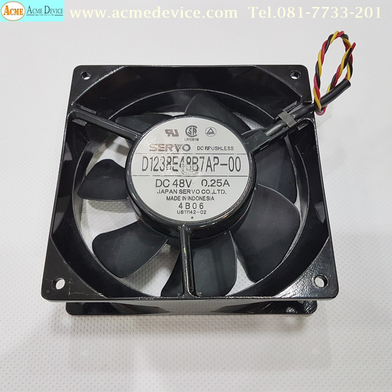 Dc Brushless Fan รุ่น D1238E48B7AP-00, DC48V