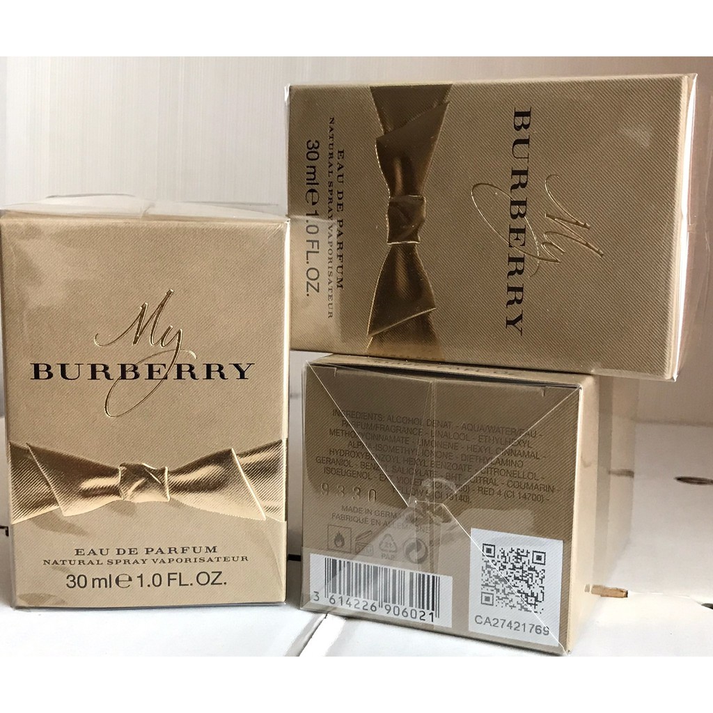 น้ำหอมเบอเบอรี่ My Burberry EDP 30ml
