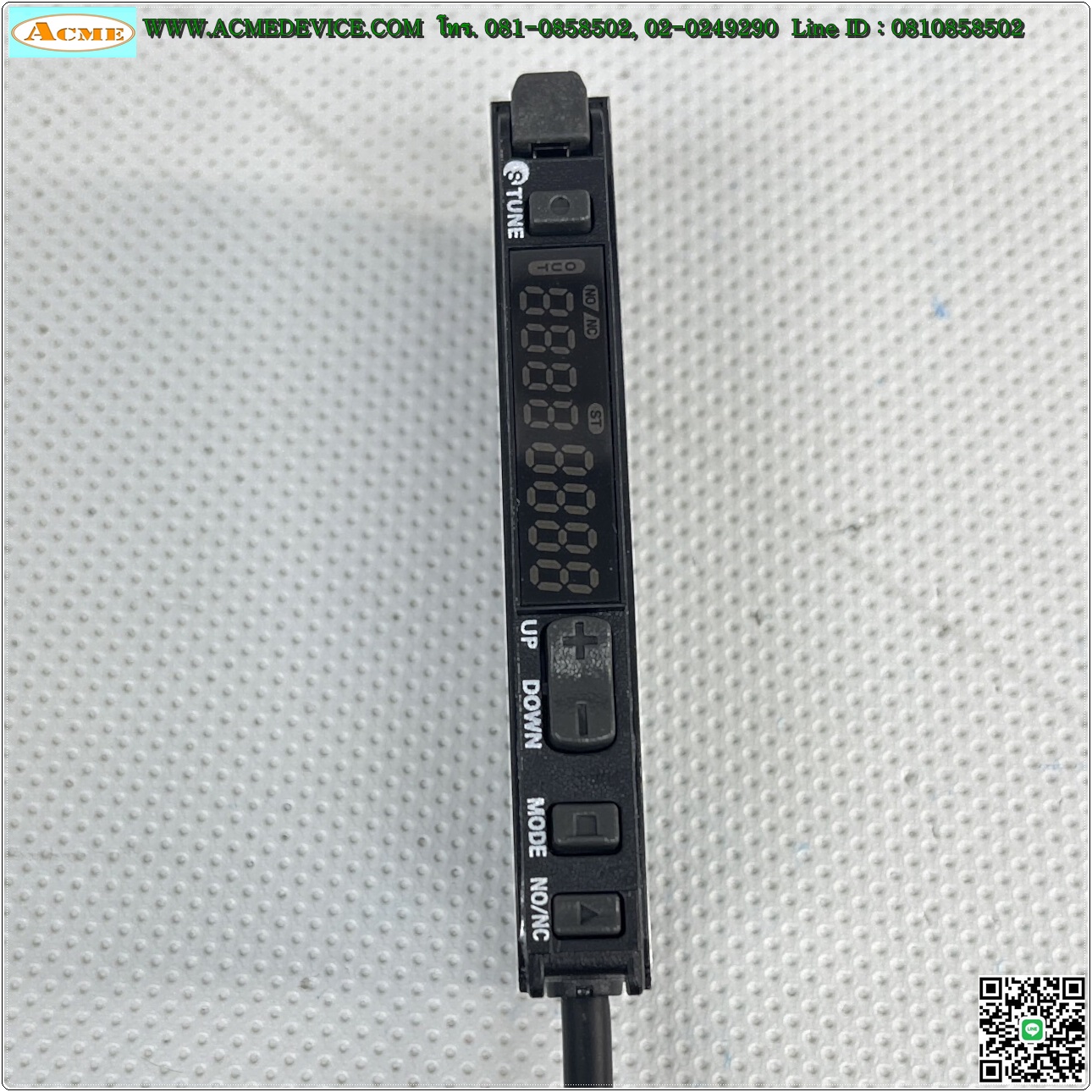 Fiber Amp Omron รุ่น E3NX-CA11, NPN, NO, NC (ไม่มีฝา)