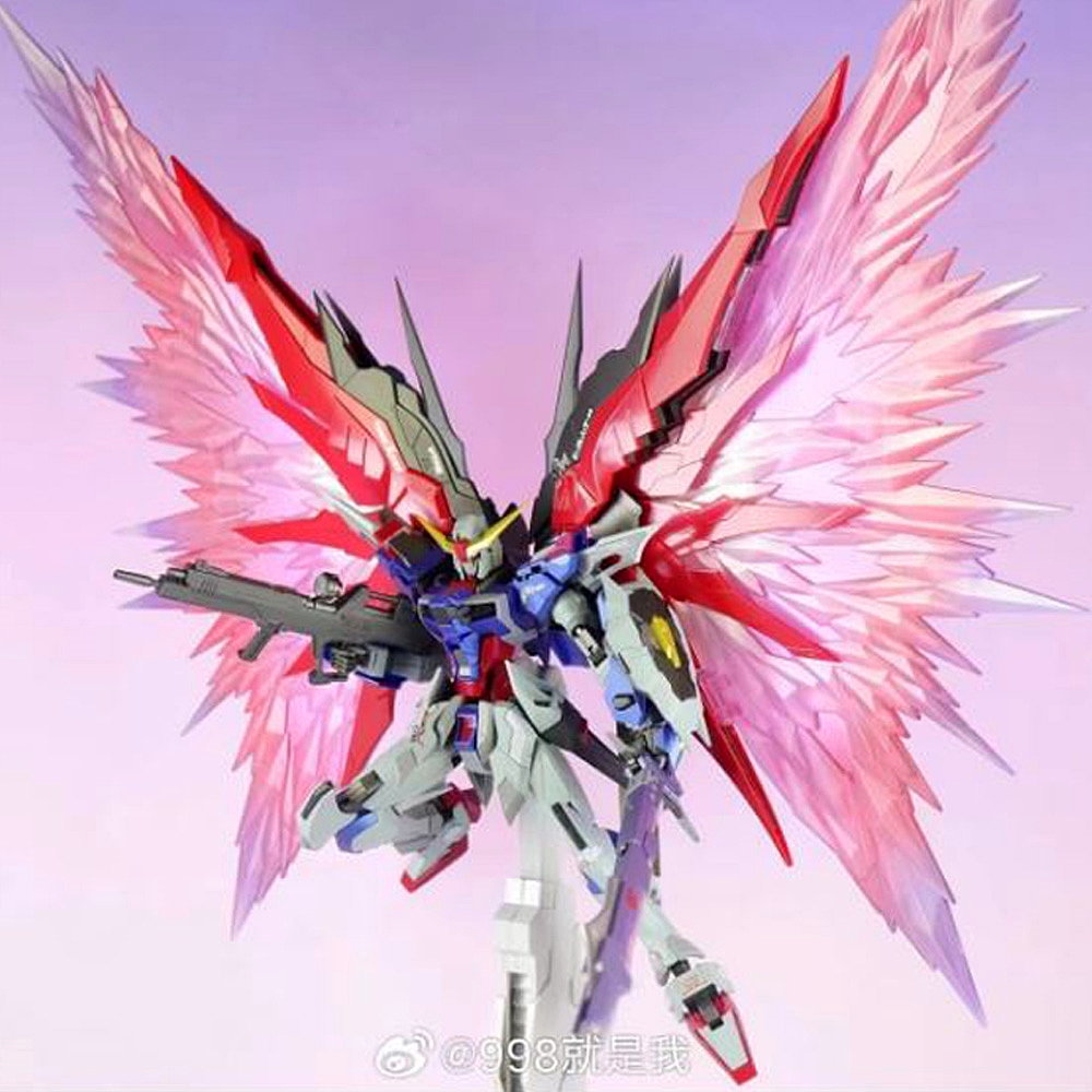 MG 1/100 DESTINY + WING OF LIGHT PARTS VER MB.+ ACTION BASE 8828 DABAN หุ่นประกอบจีน ค่าย Daban
