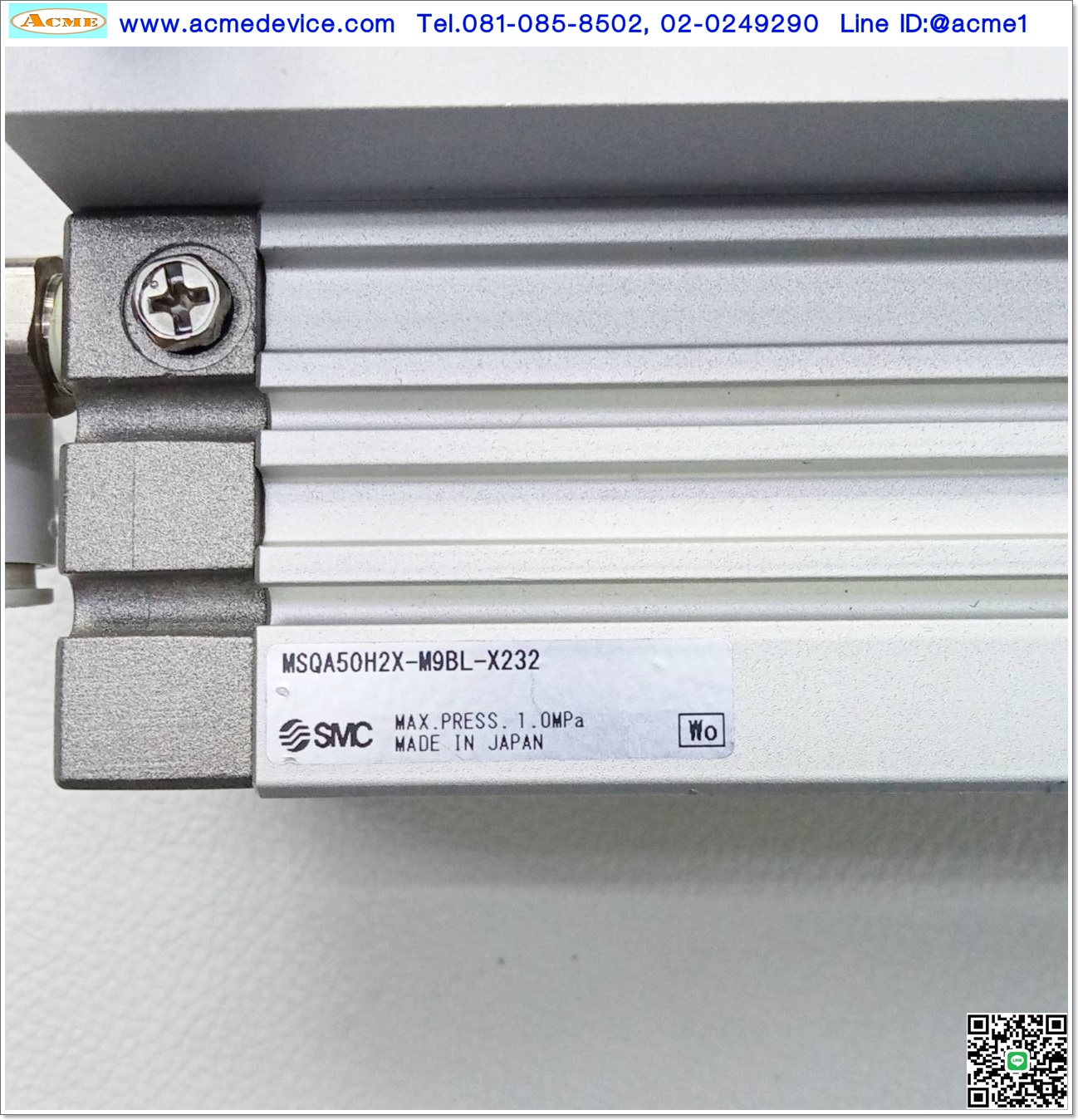 Rotary Actuator SMC รุ่น MSQA50H2X-M9BL-X232, 180 องศา