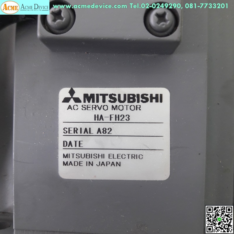 Servo Motor Mitsubishi รุ่น HA-FH23, 200W