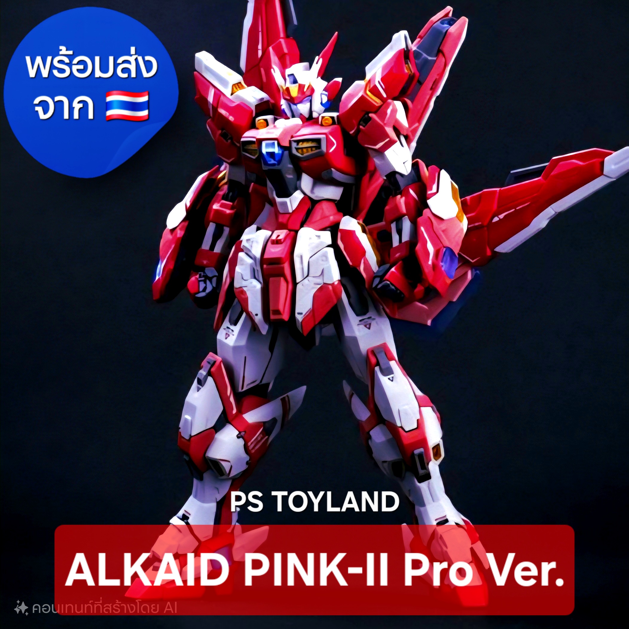 MG ALKAID PINK-II [กล่องรอยบุบเล็กน้อยนะคะ] ค่าย Qianqu Shang สูง 18 cm. Made in China
