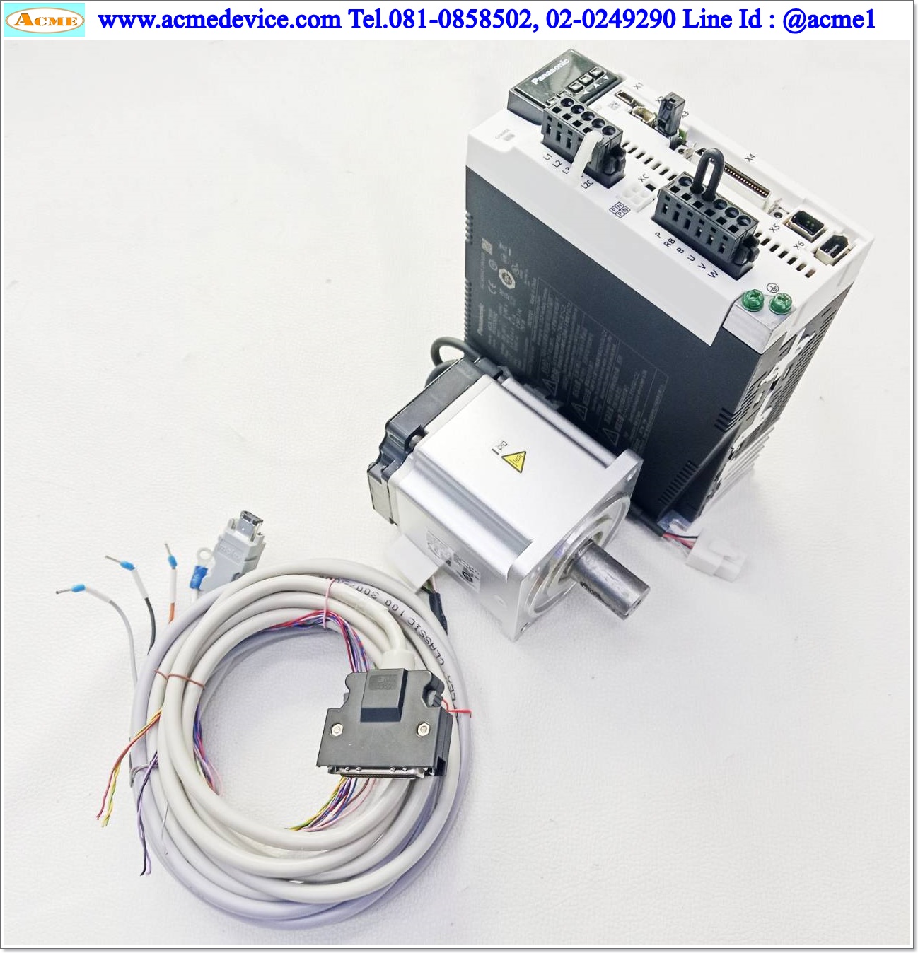 Servo Drive Panasonic รุ่น MCDLT35SF & Motor MHMF082L1U2M, 750W