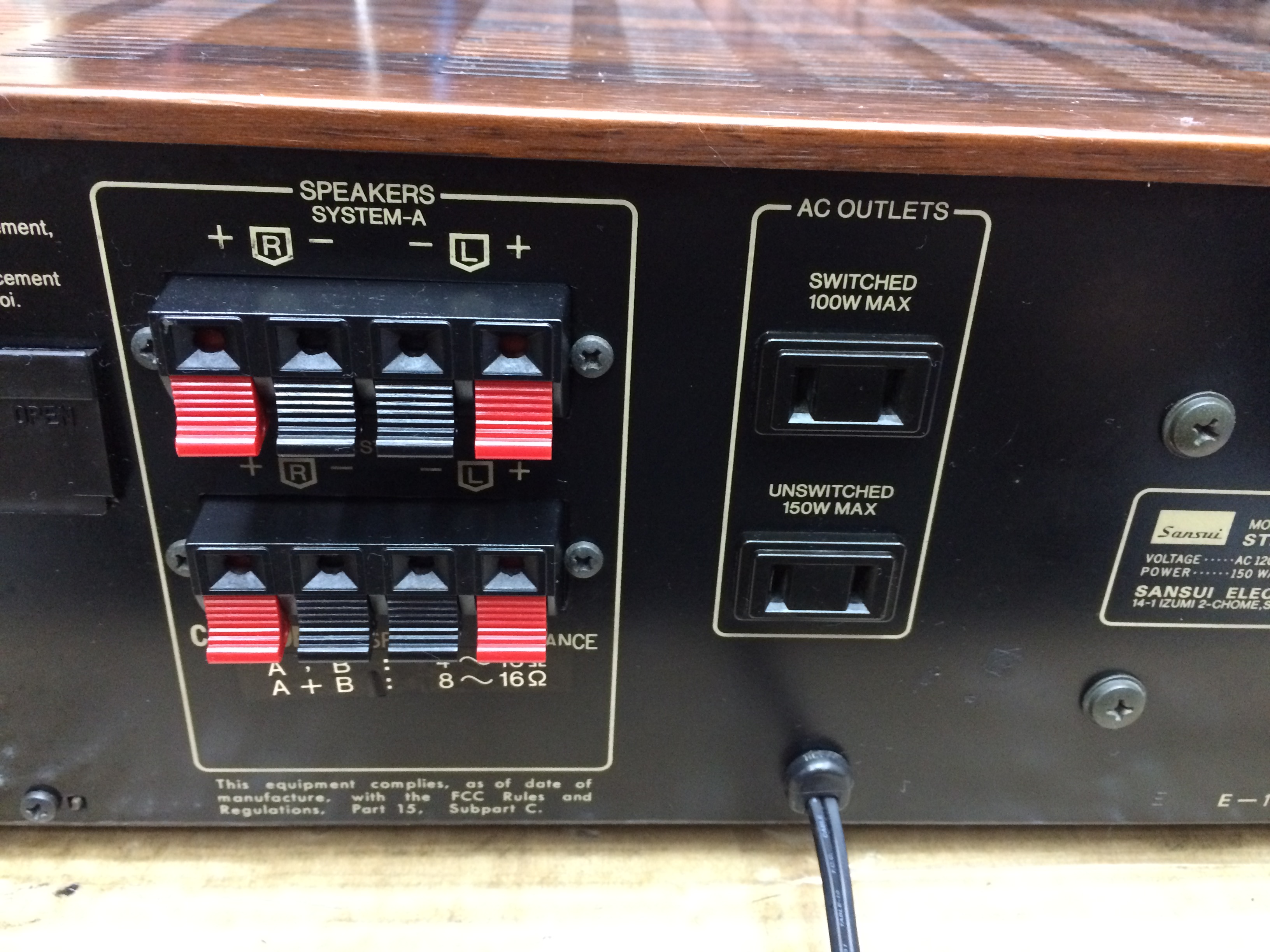 รีซีฟเวอร์ Sansui 3900Z Stereo Receiver