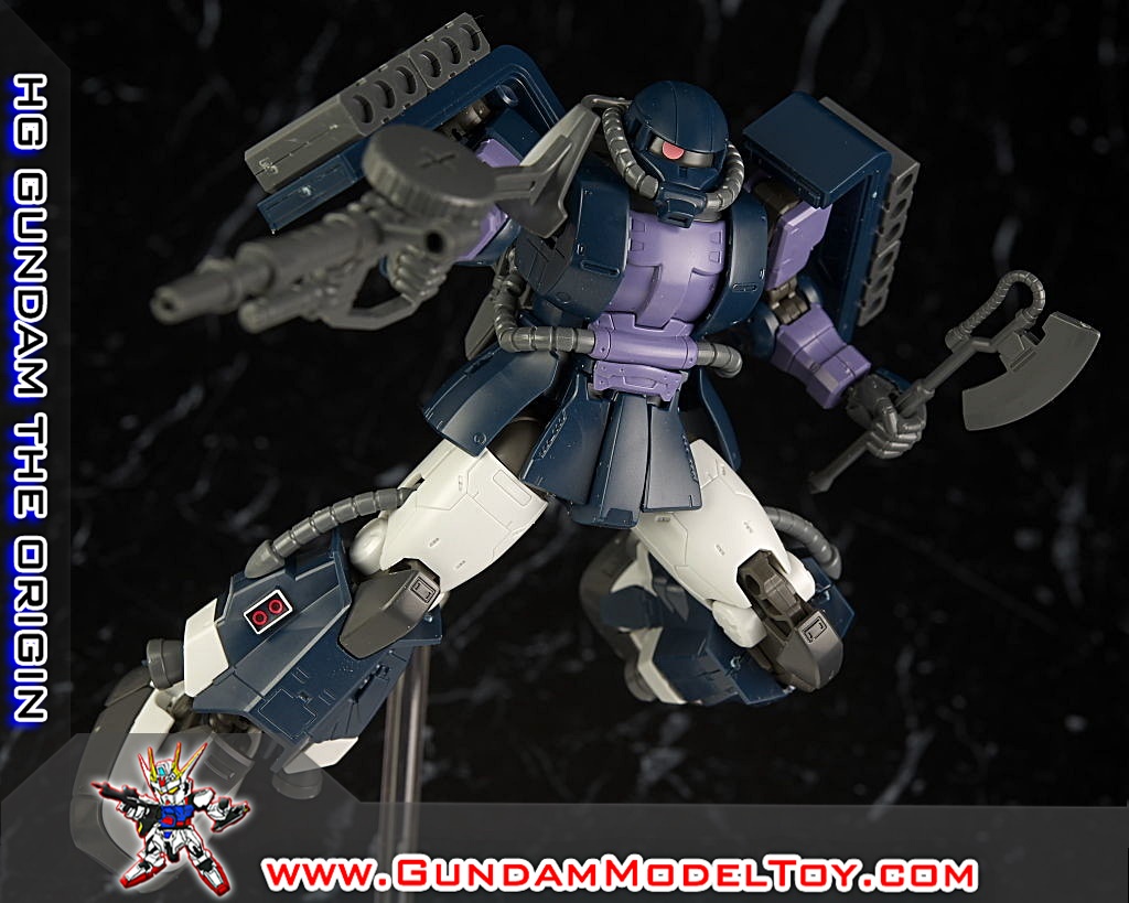 HGORIGIN 1/144 ZAKU II BLACK TRI-STARS HIGH MOBILITY TYPE (GAIA/MASH) ซาคุ 2 แบล็ค ไตร สตาร์ส ไฮ โมบิลิตี้ ไทฟ กายา/แมช