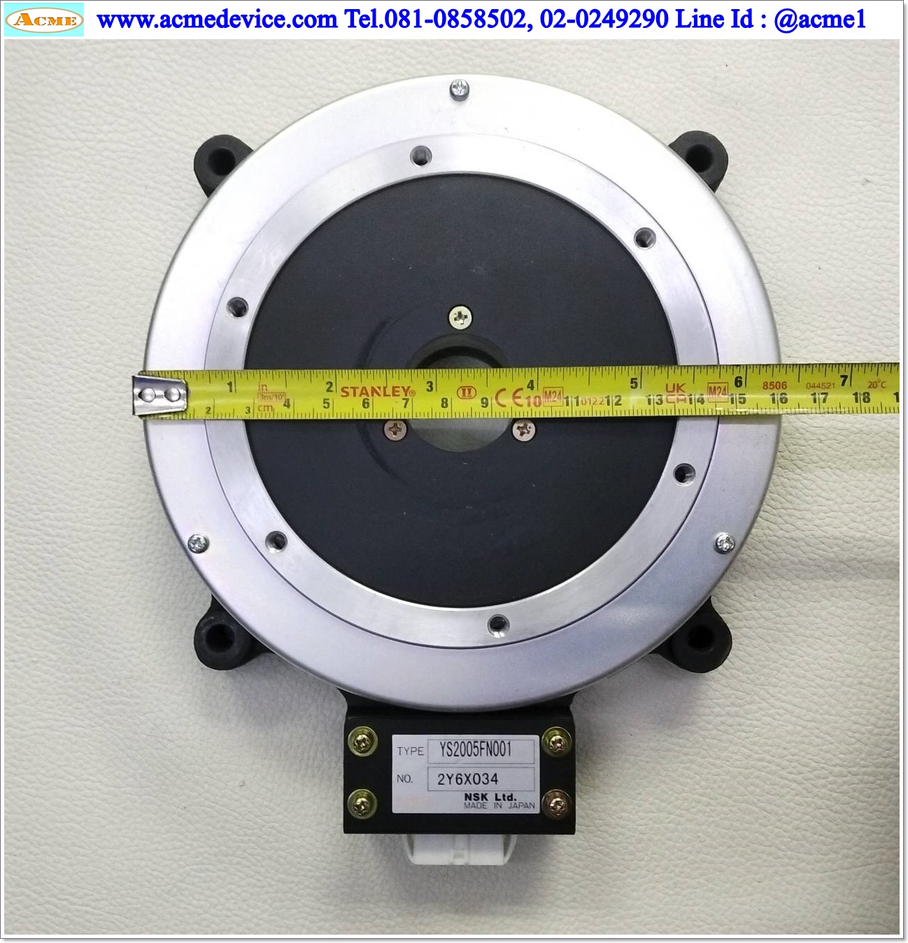 Direct Drive Servo NSK รุ่น ESA-Y2005A23-21.1 & Motor YS2005FN001, Torque 5 N.m