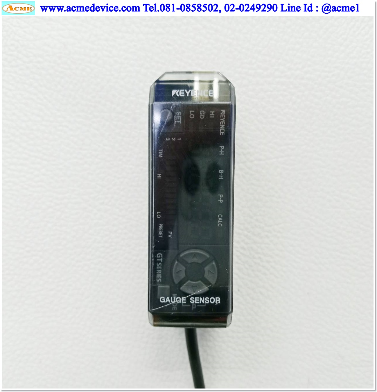 Contact Sensor Keyence รุ่น GT-71A, NPN & Sensor Head GT-H10, ระยะ 10mm