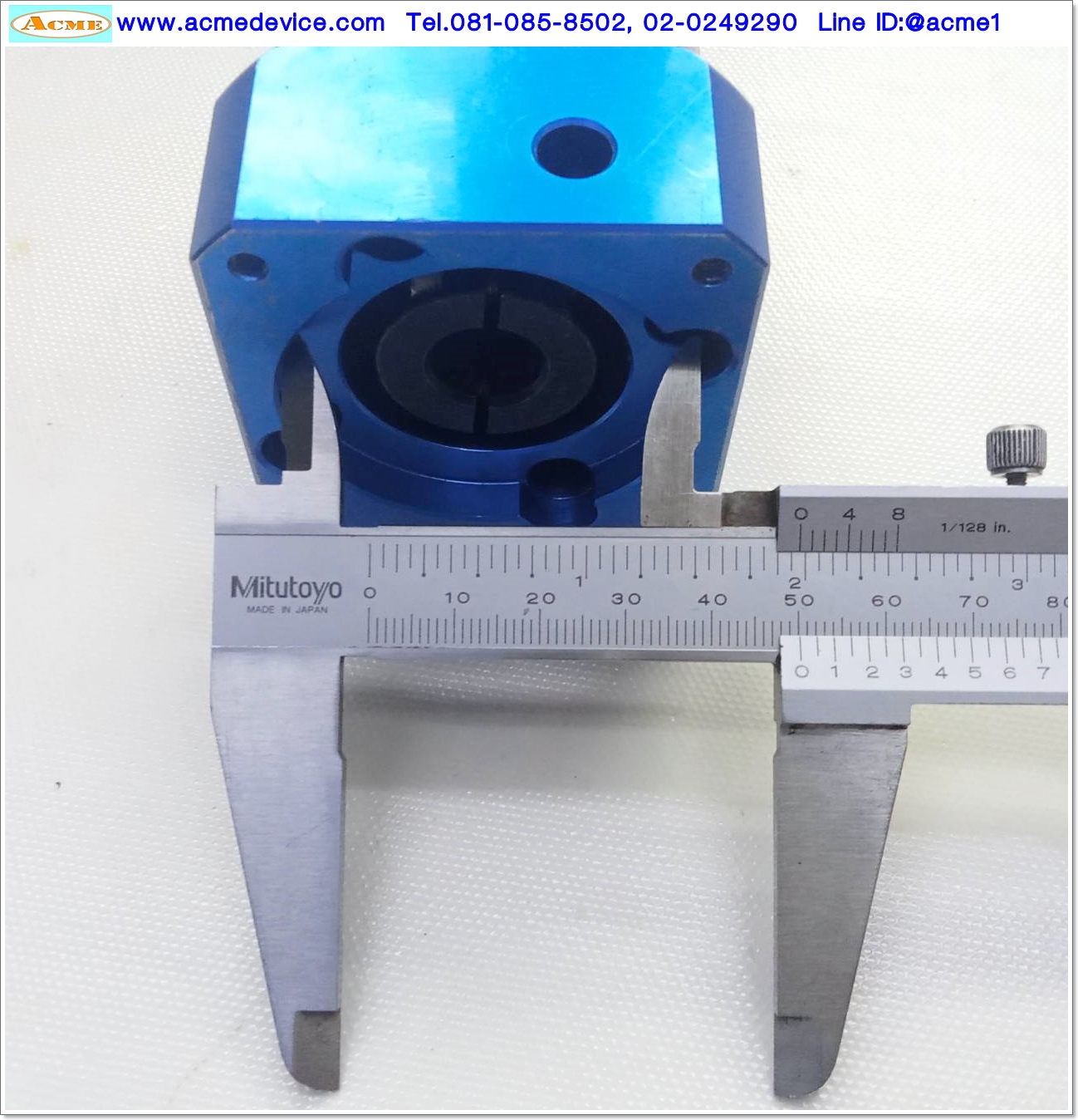 Gear Head PHT รุ่น DH060L2-20-14-50, Ratio 20:1 (เพลาเข้า 14 mm. ออก 16 mm.) for 200w, 400w