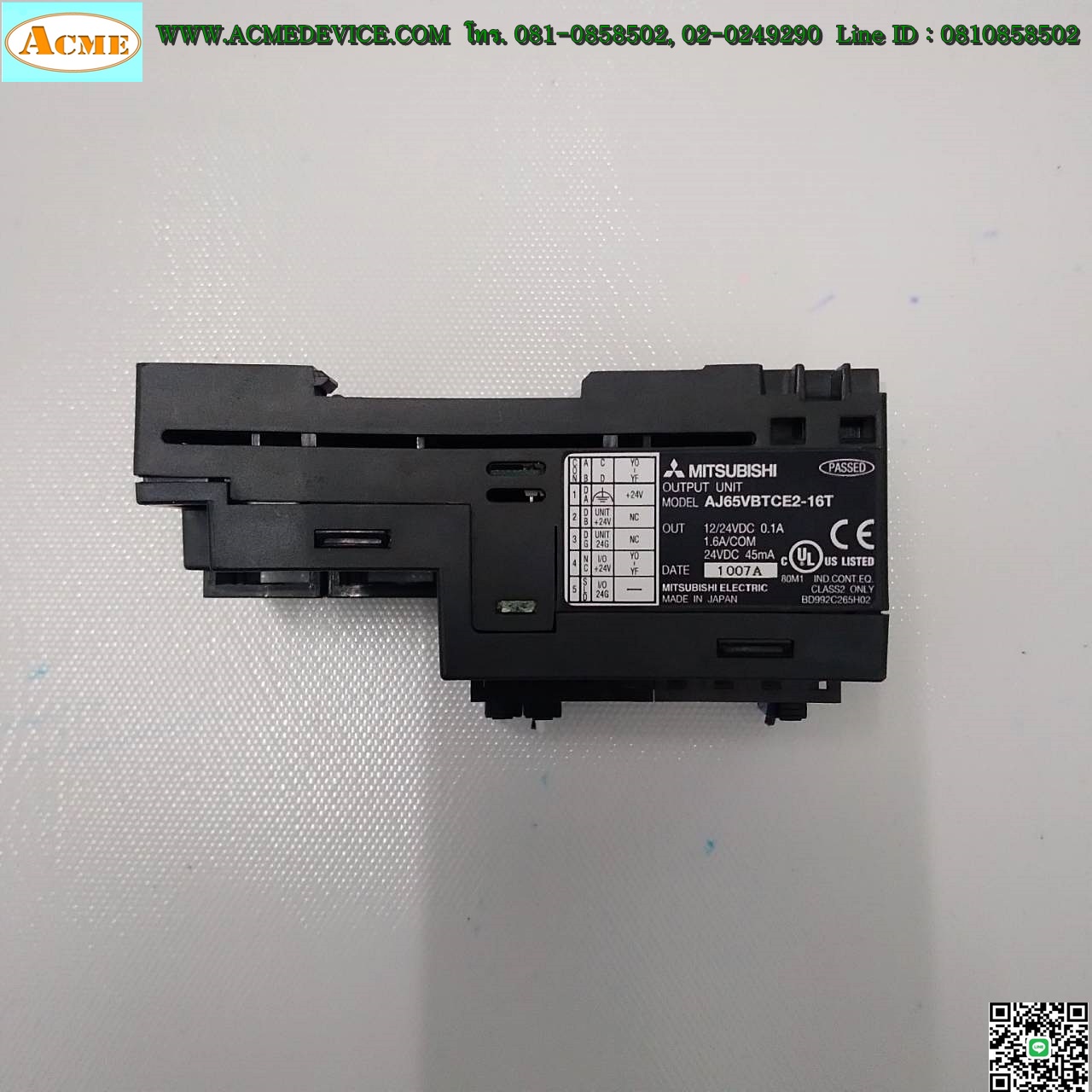 CC-Link Mitsubishi รุ่น AJ65VBTCE2-16T