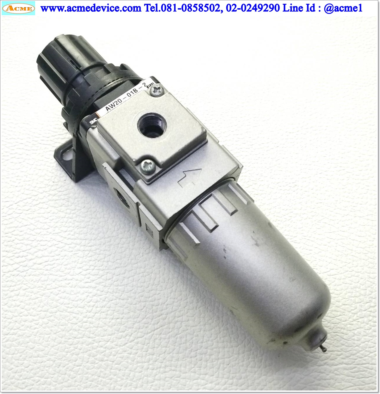 Regulator SMC รุ่น AW20-01B-2, 0.05 - 0.85 MPa