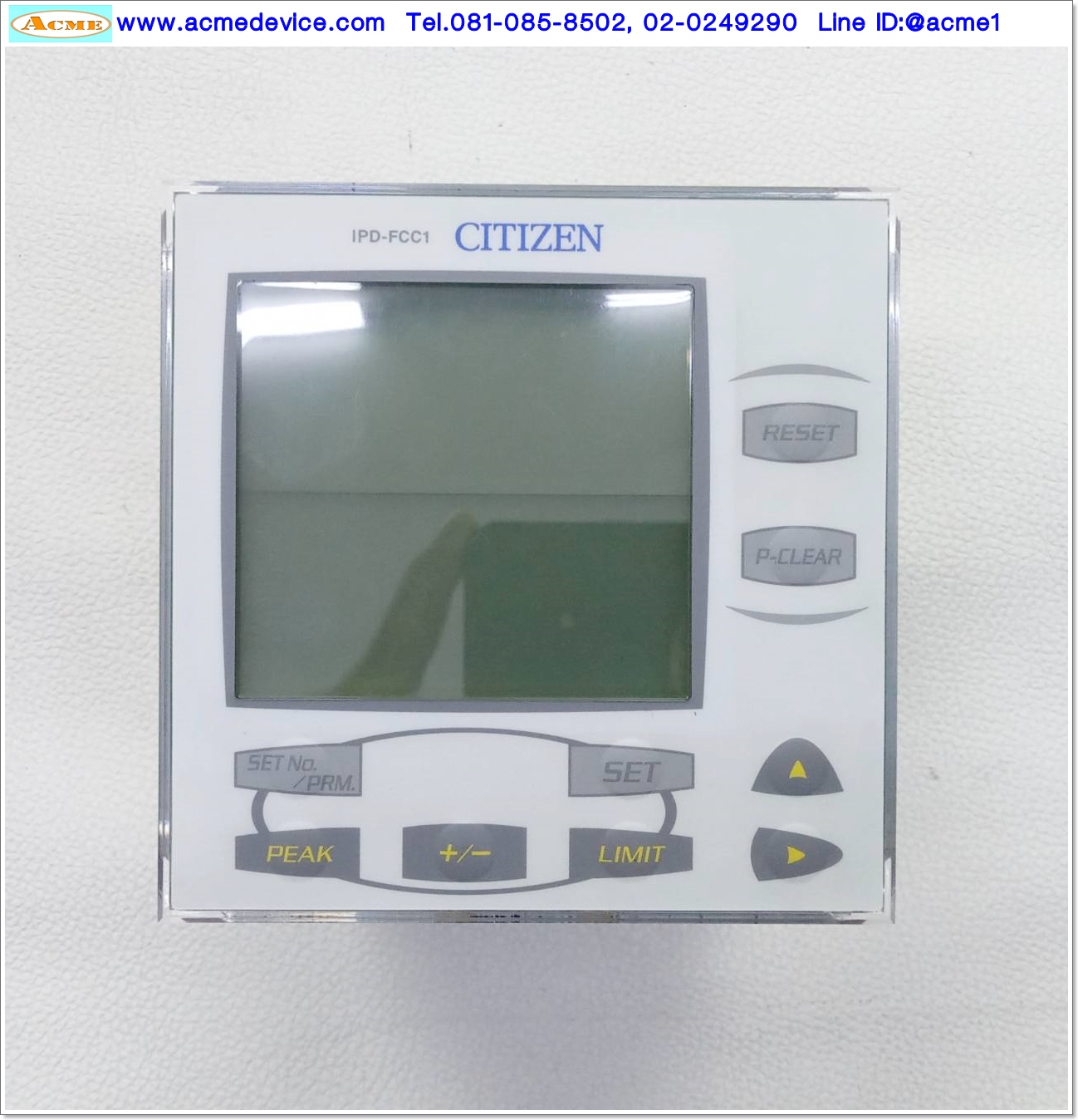 Digital dial gauge Citizen รุ่น IPD-FCC1 & IPD-B505F,ความแม่นยำ 1 µm หรือน้อยกว่า, ช่วงการวัด 5mm, Power Input 9Vdc