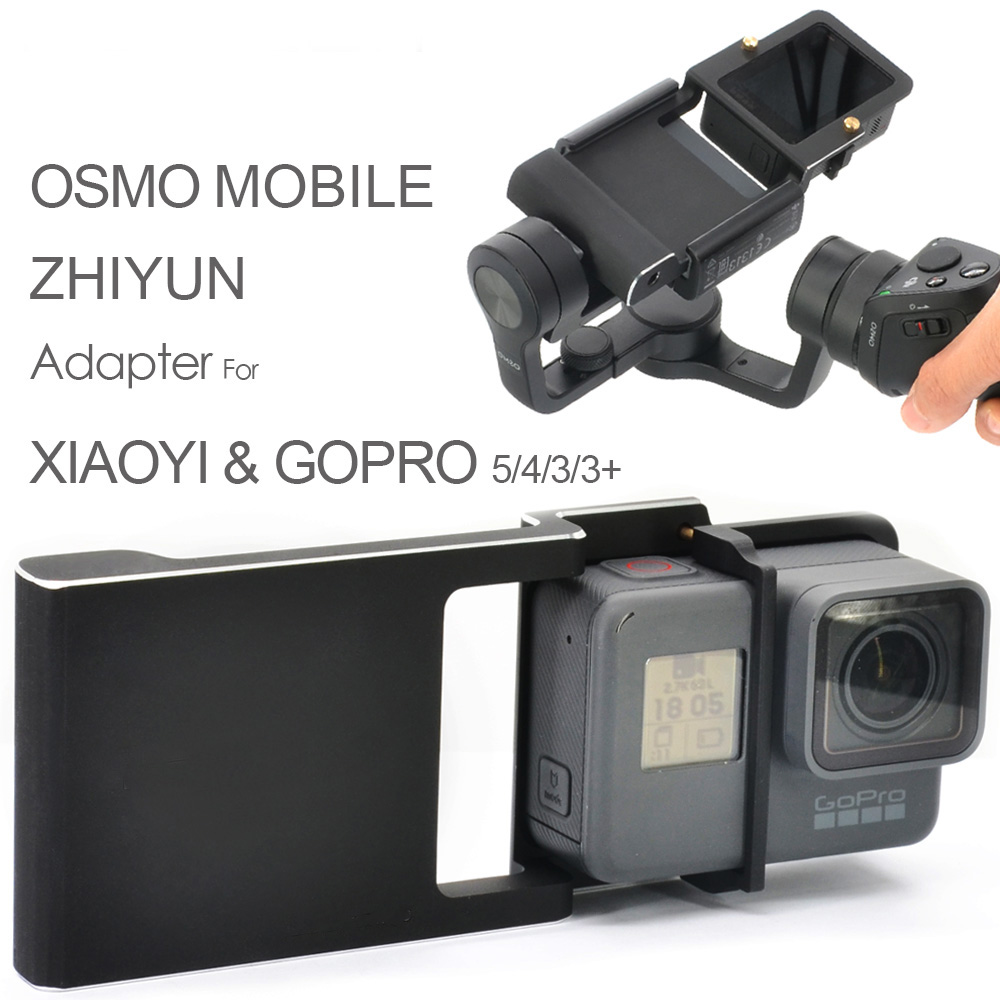 Gopro3,4,5,xiaomi yi adpater สำหรับ Osmo mobile,zhiyun