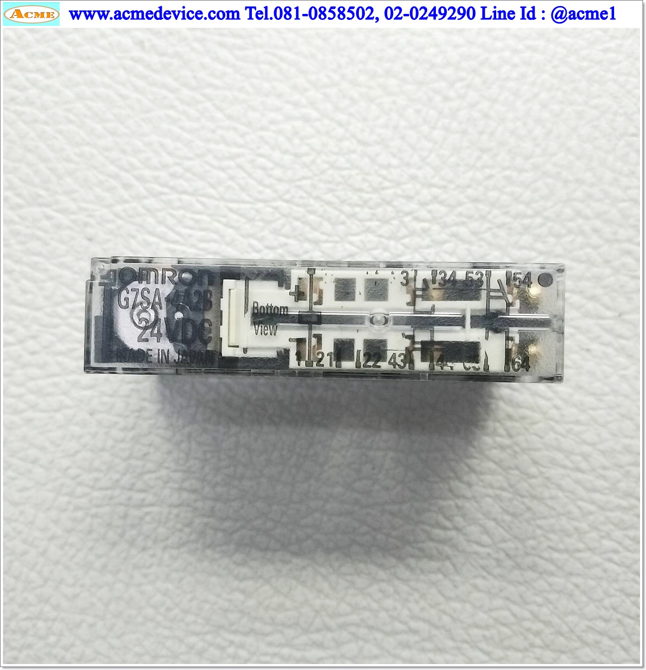 Relay Omron รุ่น G7SA-4A2B, Coil 24Vdc