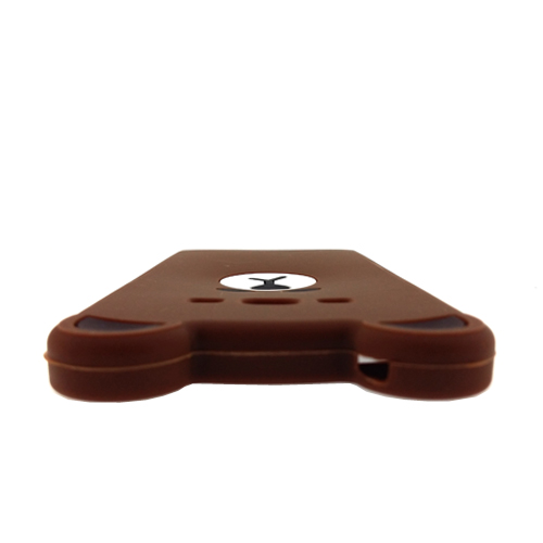 เคส A8 ซิลิโคนแท้ หมีบราวน์ (หน้า/หลัง)