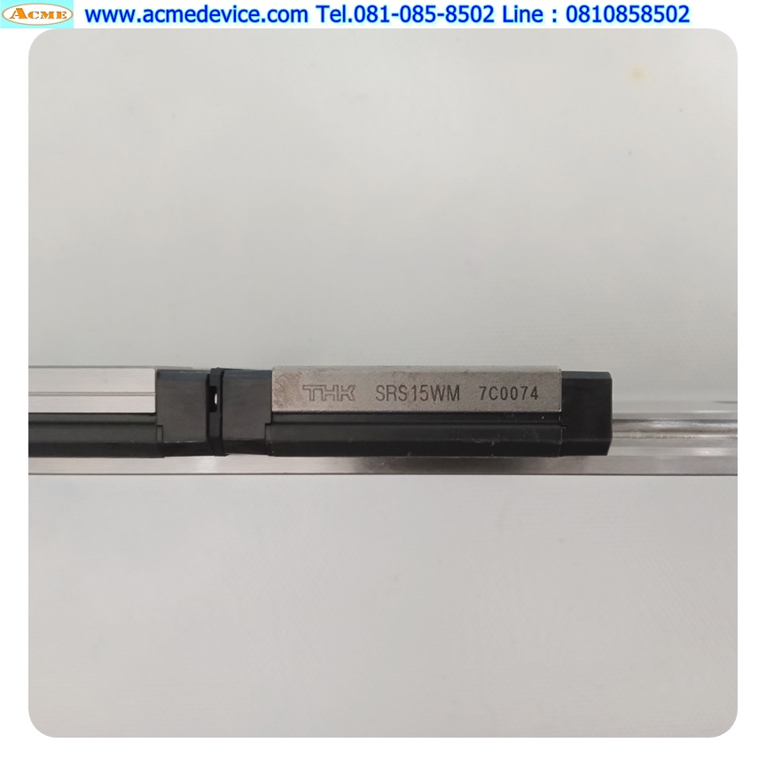 Linear Block and Rail THK รุ่น SRS15WM, รางสไลด์ขนาด 42 mm x 450 mm (2 Block)
