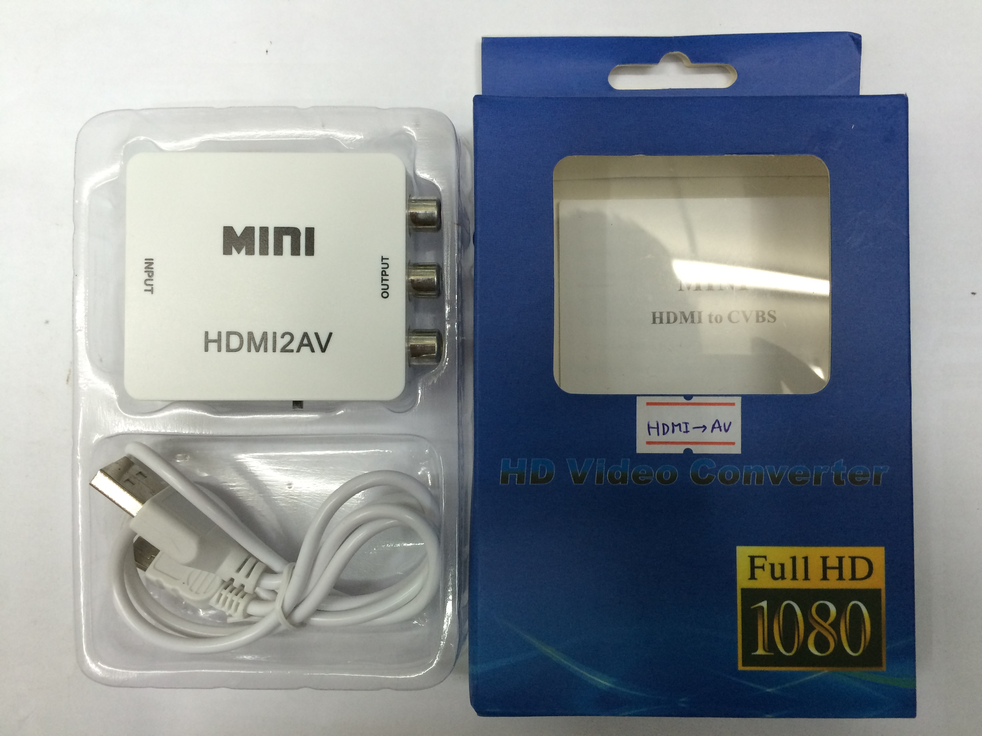 กล่องแปลงสัญญาณภาพและเสียง HDMI ให้เป็นสัญญาณ AV [HDMI to AV]