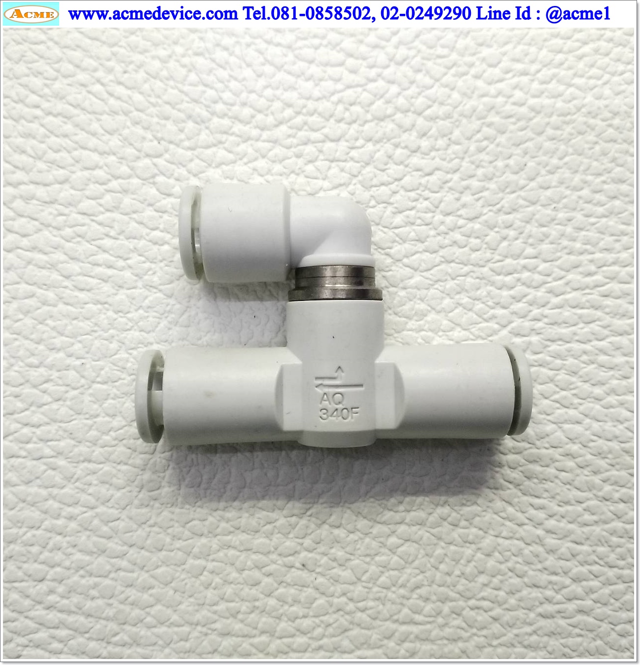 Quick Exhaust Valve SMC รุ่น AQ240F-04-04, Applicable tubing 4 mm., สายลม 4 มม.