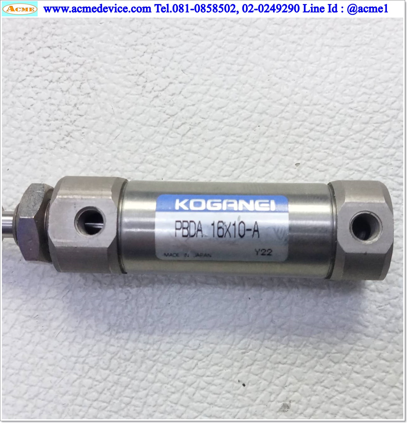 Air Cylinder KOGANEI รุ่น PBDA 16x10-A, Bore 16, Stoke 10 mm.