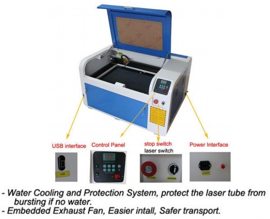 4060 50W Laser Engrave machine