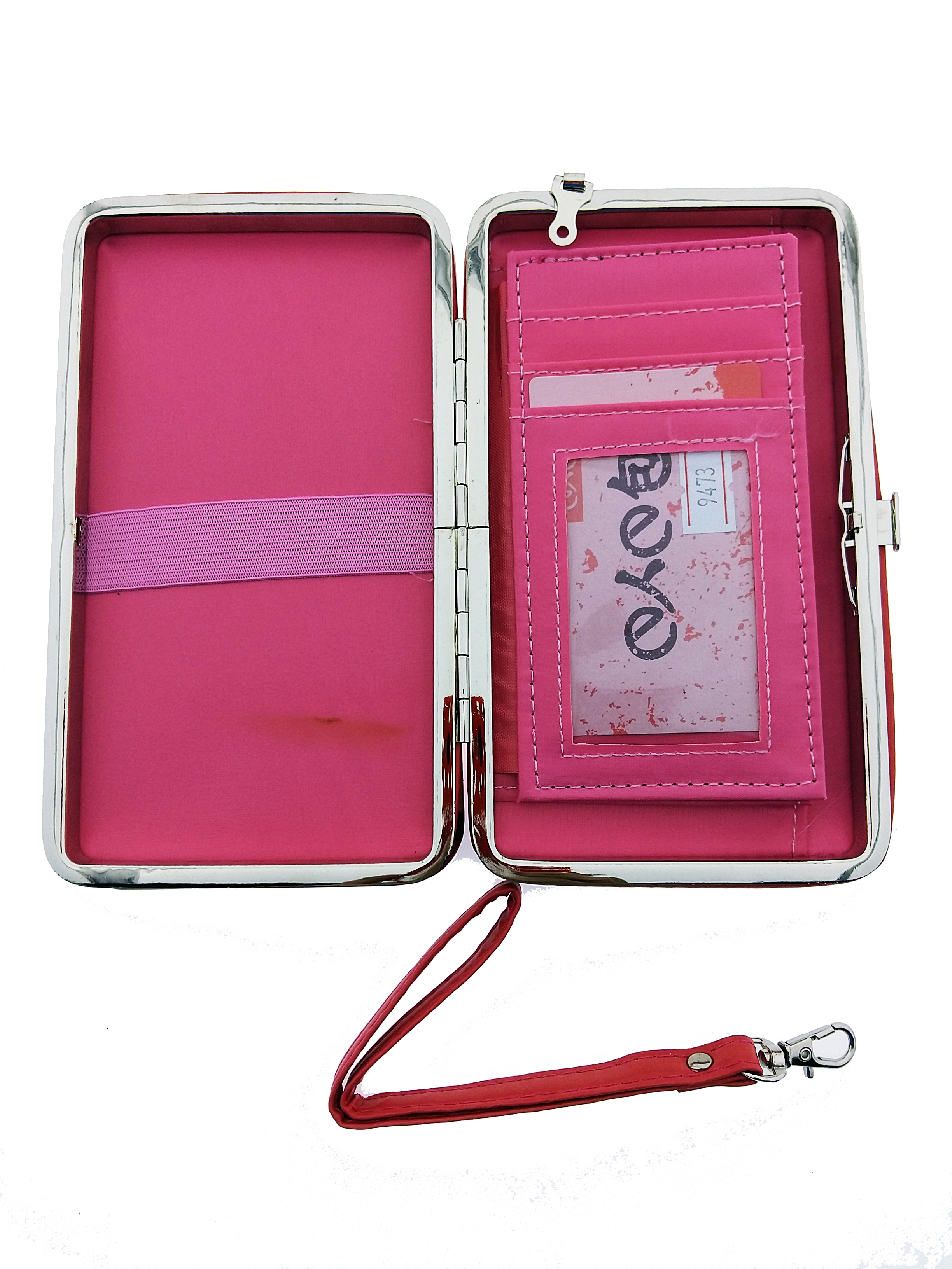 กระเป๋าใส่มือถือ (ขนาด XL 10x19ซม.) ลายเด็กหญิง เสื้อเขียว น่ารักมากๆ