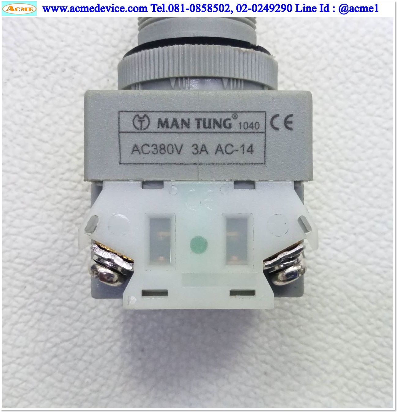 Pushbutton Switch Man Tung รุ่น A011833, 1NO, Control Station