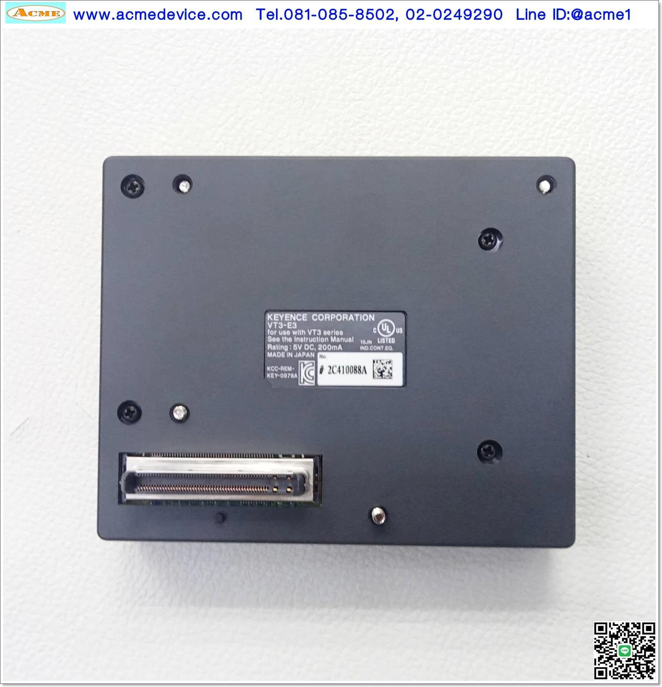 Communication Module Keyence รุ่น VT3-E3, Ethernet Port