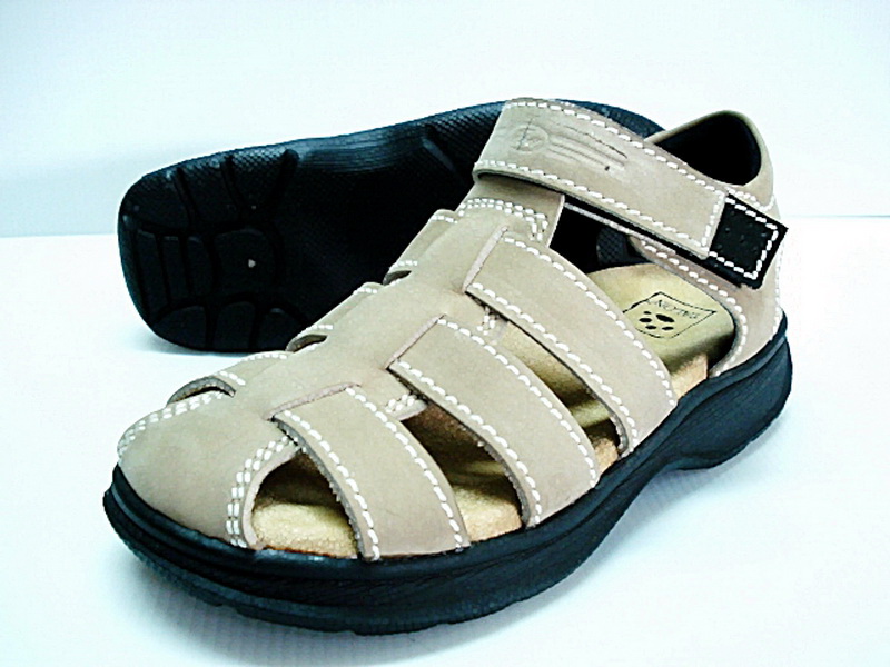 leather sandal with backstrap (kids)