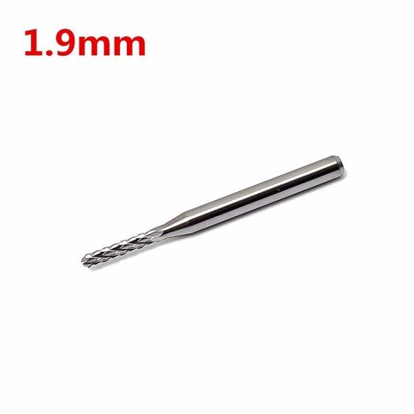 ดอกกัด PCB 1.9 mm 10 PCS Tungsten Carbide Router Tool, Milling Metal Bushing