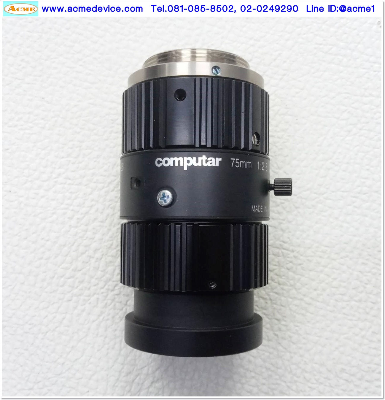 Lens Computar รุ่น M7528-MP, 75mm, Fixed Focal Lens, C Mount