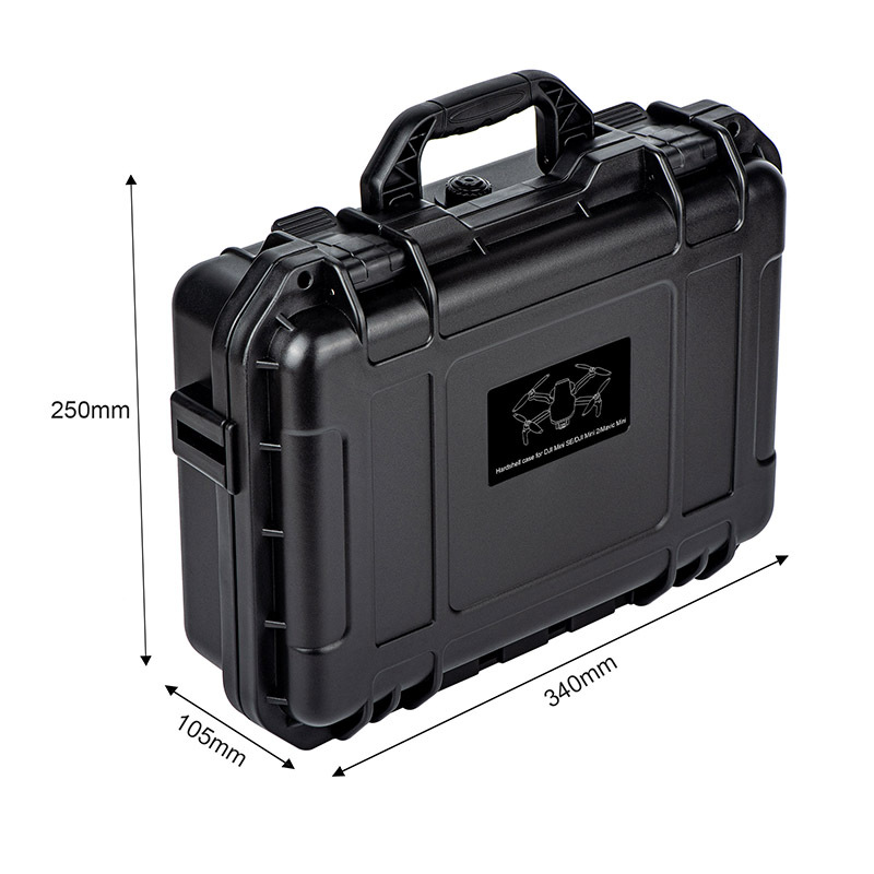 กระเป๋าโดรน Hardcase Dji Mini 2/Mini SE / Mavic Mini รุ่น TD342510 วัสดุพลาสติกแข็งABS ภายในบุโฟมป้องกันการกระแทก