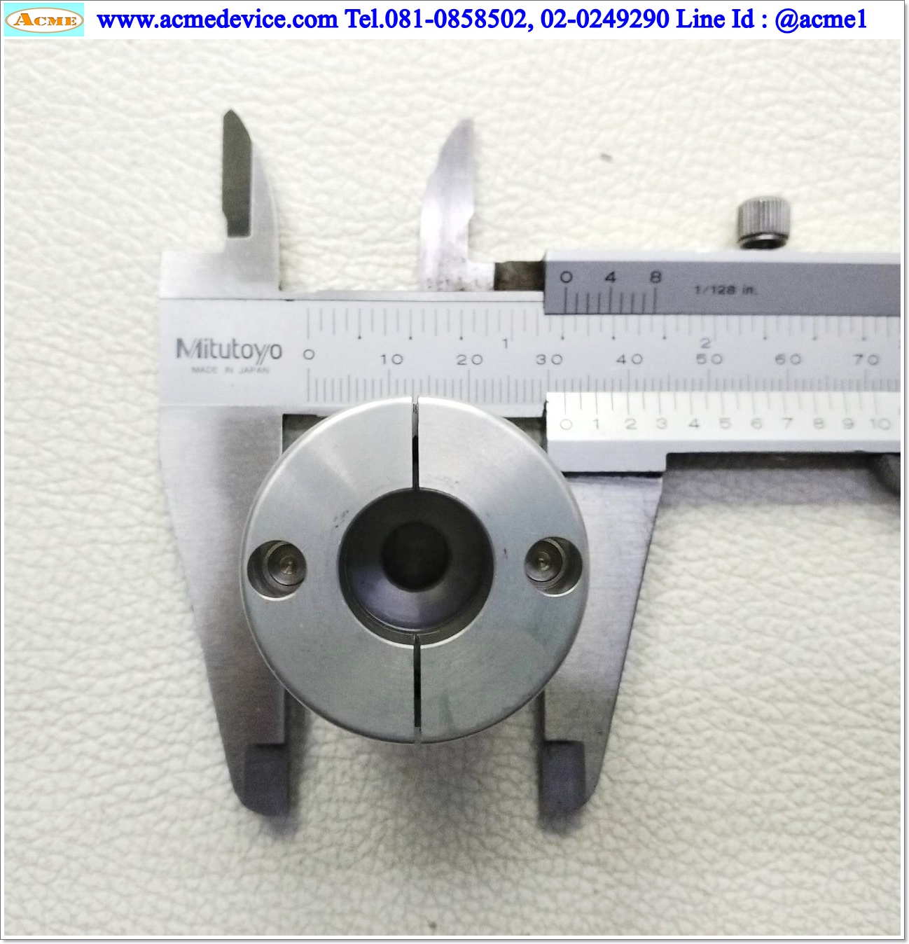 Coupling NBK ขนาด ID 8/14mm, OD 32mm, L 40mm