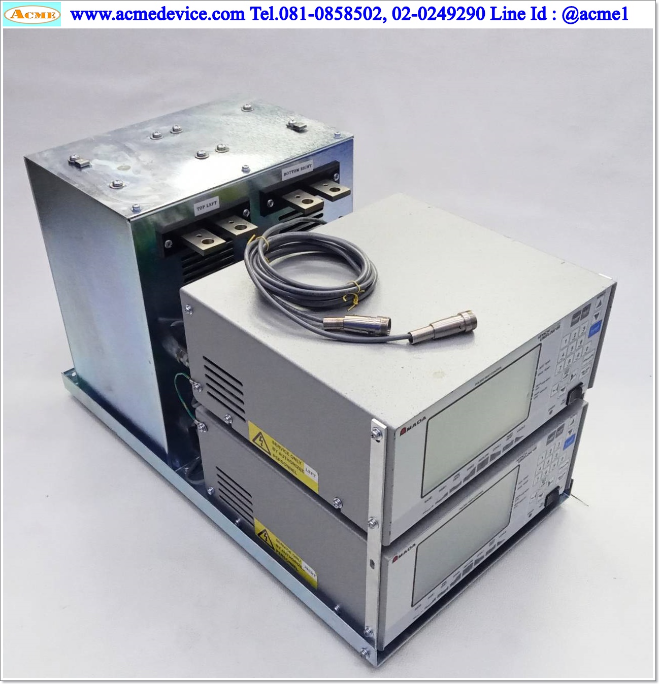 Welding Pulse Heat Power Supply MIYACHI รุ่น UNFE4/240R, Uniflow 4R, 1-299-02-01, Input 220Vac 15A, Input 220Vac 15A, Output 3.51 3.61 3.71 3.81Vac, (2 Control, 2 Transformer)
